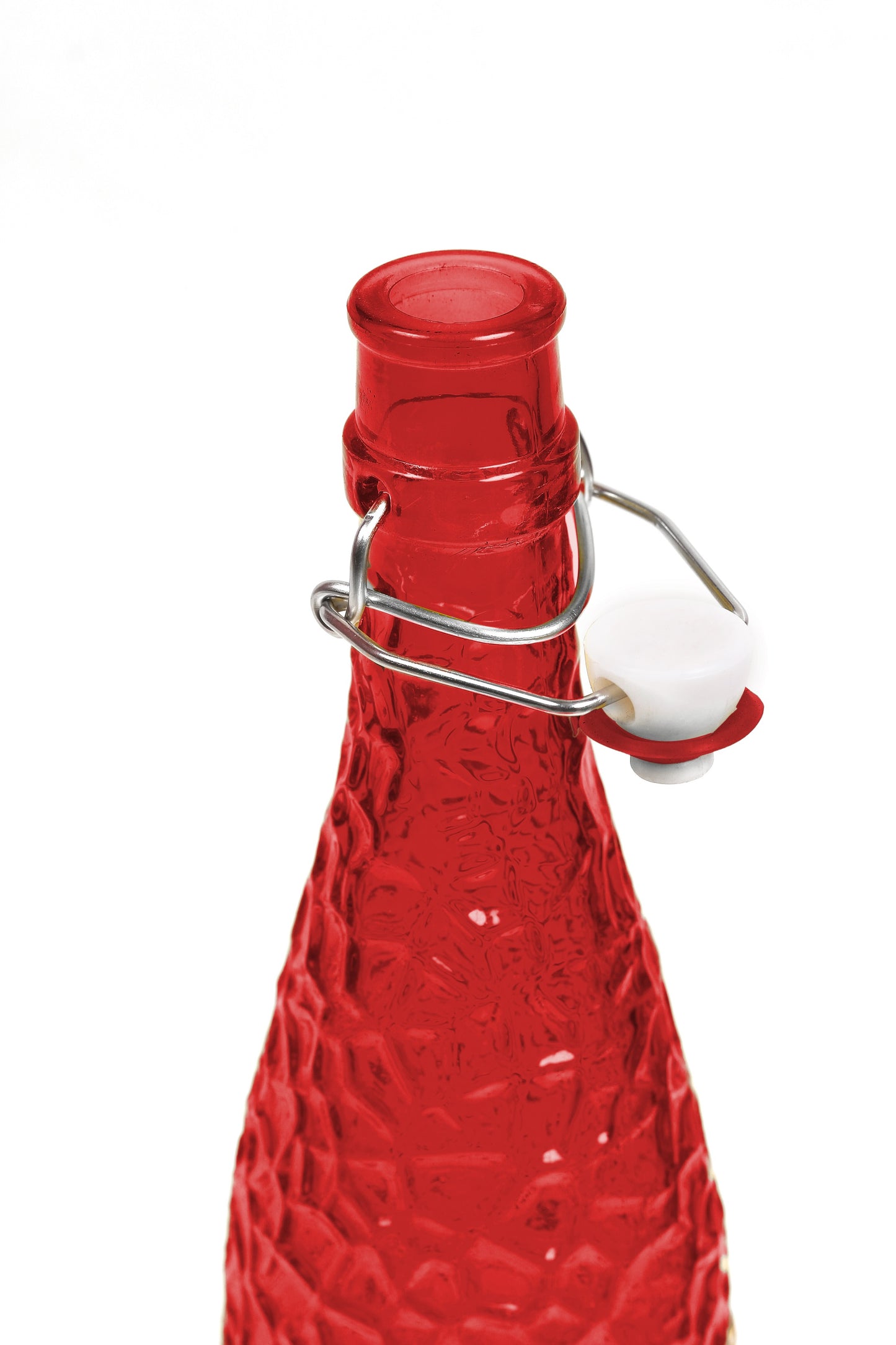 Machak Crick Glass Water Bottle For Fridge 1 ltr, Multicolour Color (Set of 6)