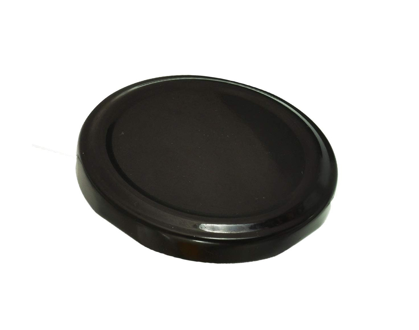 Machak Glass Jar Lids Only 63mm For 63 mm Mouth Jars (Black, 6 pcs)